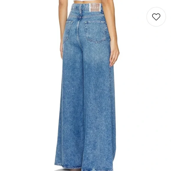 NWT Mother Denim SNACKS The Sugar Cone Skimp Wide Leg Jeans Mouthful 26
